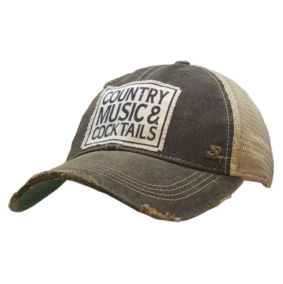 Distressed Trucker Hat - County Music & Cocktails