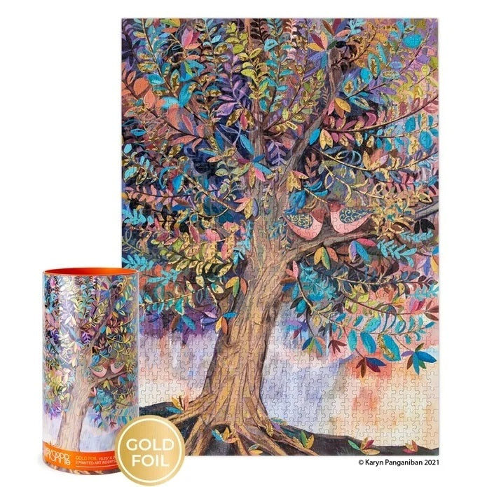 Puzzle - Illumination Tree Gold Foil